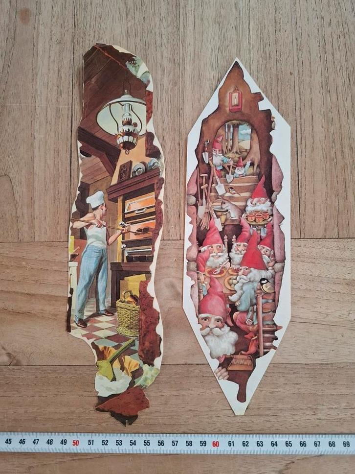 Lot vintage stickers - 'door gat in muur heenkijken', Hobby en Vrije tijd, Stickers en Plaatjes, Zo goed als nieuw, Meerdere stickers