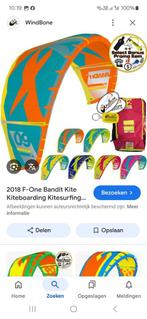 Kite compleet set 7m 9m 10.m.en bar en board, Watersport en Boten, Kitesurfen, Ophalen of Verzenden, Kite