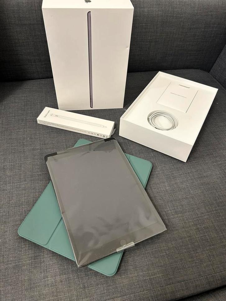 Ipad 7th, zo goed als nieuw!, Computers en Software, Apple iPads, Zo goed als nieuw, Apple iPad, Wi-Fi, 10 inch, 32 GB, Zwart