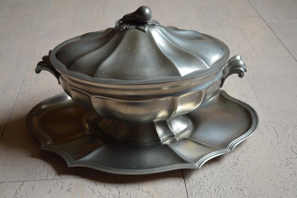 Tinnen soepterinne, Ophalen of Verzenden