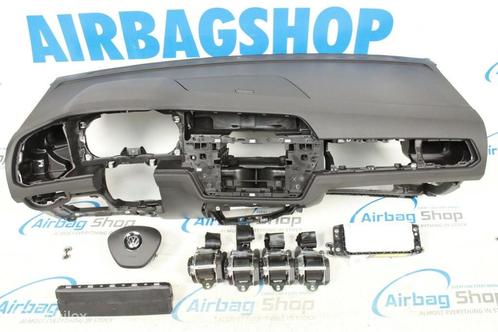 Airbag set - Dashboar zwart Volkswagen Touran (2015-heden), Autos : Pièces & Accessoires, Tableau de bord & Interrupteurs, Utilisé