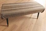 Zitbank / voetenbank retro look en houten pootjes, Ophalen, Zo goed als nieuw, Hout