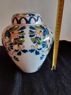 Fleurige Makkum Tichelaar dekselpot, Antiek en Kunst, Ophalen