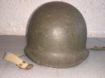 US wwII Casque M1, pattes fixes, liner Inland 1942., Verzamelen, Militaria | Tweede Wereldoorlog, Verzenden