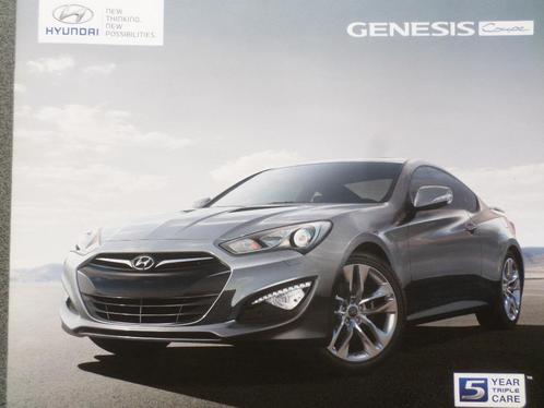 Brochure Hyundai Genesis Coupé 3.8 V6 - FRANÇAIS, Livres, Autos | Brochures & Magazines, Enlèvement ou Envoi