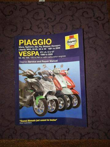 Hayes service boek Piaggio vespa beschikbaar voor biedingen
