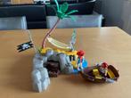 Playmobil 4139 compactset Pirateneiland, Kinderen en Baby's, Speelgoed | Playmobil, Ophalen of Verzenden, Gebruikt, Complete set
