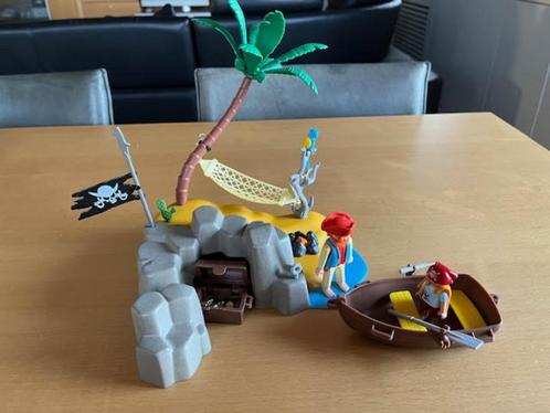 Playmobil 4139 compactset Pirateneiland, Kinderen en Baby's, Speelgoed | Playmobil, Gebruikt, Complete set, Ophalen of Verzenden
