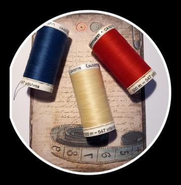 Gutermann naaigaren klossen van 500 meter € 4,00 beschikbaar voor biedingen