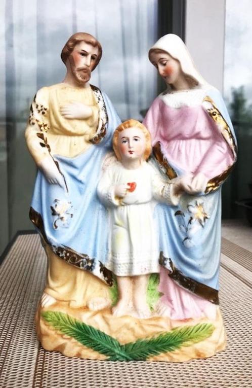 Heilige Familie Beeld porselein H 20😍👀💑🙏🤗🎁👌, Antiek en Kunst, Antiek | Religieuze voorwerpen, Ophalen of Verzenden