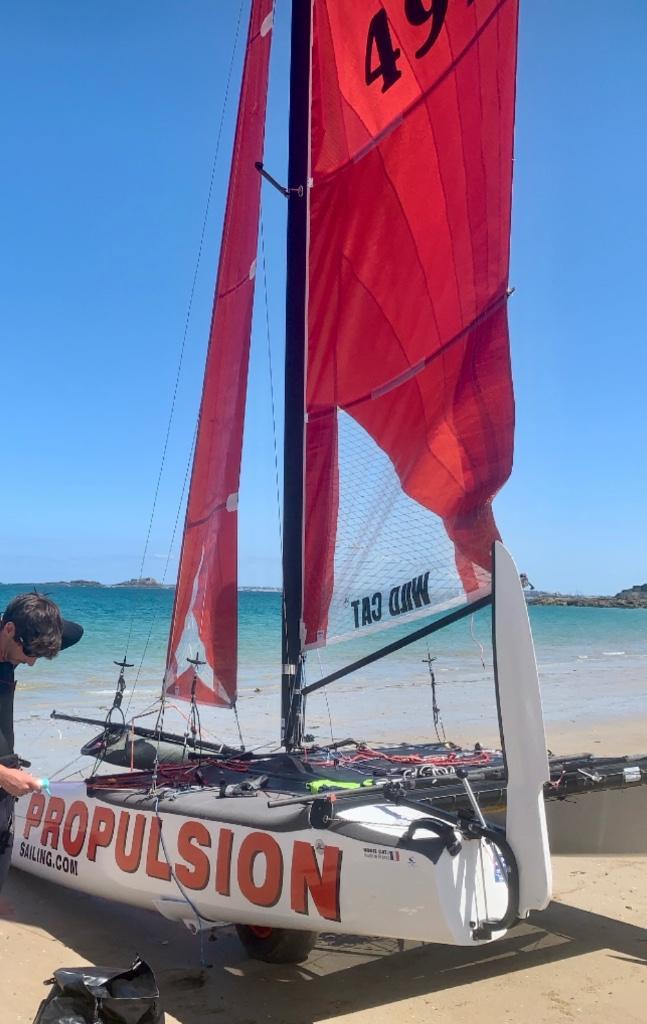 Hobie Cat Wildcat F18 catamaran de sport, Watersport en Boten, Catamarans, Ophalen