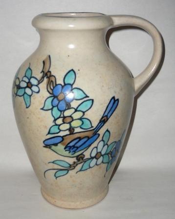 LA CÉRAMIQUE MONTOISE ANTOINE DUBOIS KRUIKVAAS OISEAU C 1935 beschikbaar voor biedingen