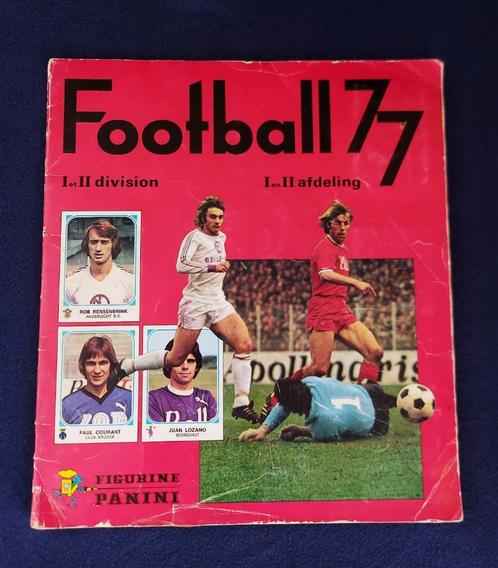 Panini sticker album ' Footbal België 1977 '   -compl-, Hobby en Vrije tijd, Stickers en Plaatjes, Gebruikt, Meerdere stickers