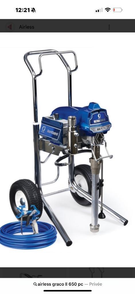 Airless Graco Ultra Max 650 pc, Doe-het-zelf en Bouw, Schildersmaterialen, Nieuw, Verfspuit of Verfpomp, Ophalen