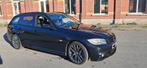 BMW 318d e91 Pack M automatique, Auto's, Euro 5, Achterwielaandrijving, Zwart, Leder