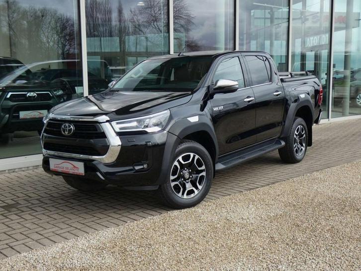 Toyota Hilux 2.8 Autom LOUNGE *37810+BTW* LEDER ZETELVERWARM, Auto's, Toyota, Bedrijf, Te koop, Hilux, 4x4, ABS, Achteruitrijcamera