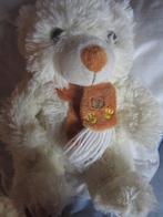 Knuffelbeer roomkleurige lange superzachte draadjesstof, Ophalen of Verzenden, Zo goed als nieuw, Beer