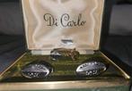 Di Carlo cufflinks en dasspeld . Zilver, Ophalen of Verzenden, Zilver