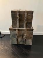 Lederen opbergkoffers van Sia Deco, Minder dan 50 cm, Overige materialen, Gebruikt, Minder dan 50 cm