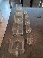 10 vintage WECK bewaarbakjes in rillenglas, Antiek en Kunst, Antiek | Keukengerei, Ophalen