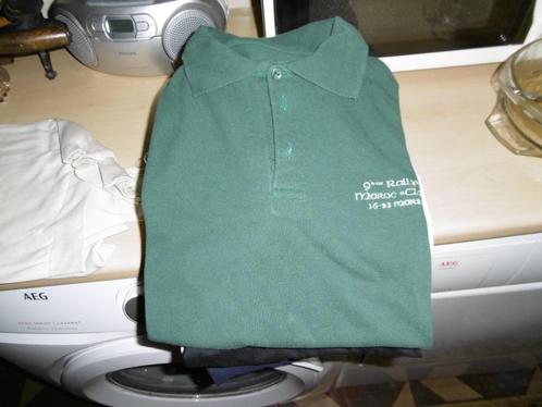 polo 9ème rallye maroc 16-23 mars 2002 shell, Kleding | Heren, Polo's, Zo goed als nieuw, Maat 52/54 (L), Groen, Ophalen of Verzenden