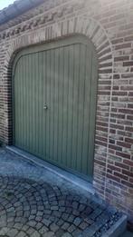 Garagepoort meranti hout, Ophalen, Zo goed als nieuw, Hout, Garagedeur