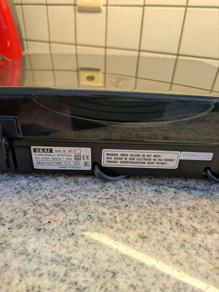Platen SPELER AKAI AP-27, Computers en Software, Accu's en Batterijen, Zo goed als nieuw, Ophalen of Verzenden