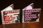 SET 2 dvd maxi-video-singles - Garbage - 2005 - ZELDZAAM, Cd's en Dvd's, Ophalen of Verzenden, Zo goed als nieuw