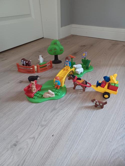 Playmobil 1-2-3 Familieboerderij, Kinderen en Baby's, Speelgoed | Playmobil, Zo goed als nieuw, Ophalen