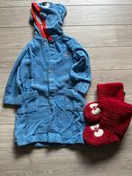 Badjas en pantoffels Woody maat 116, Kinderen en Baby's, Ophalen of Verzenden, Gebruikt