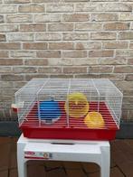 hamsterkooi  Rood met wit, Kooi, Gebruikt, Ophalen, Minder dan 60 cm