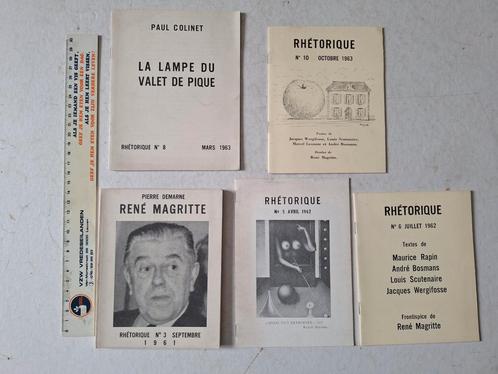 Rene Magritte 5 nummers Rhetorique tussen 1961 en 1963, Boeken, Kunst en Cultuur | Beeldend, Ophalen of Verzenden