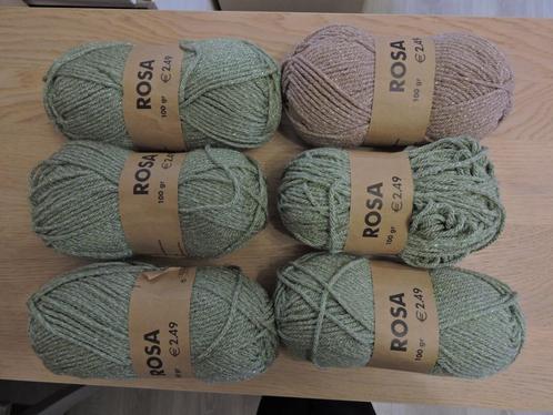6 x100gr Rosa breiwol garen Wibra, Hobby en Vrije tijd, Breien en Haken, Zo goed als nieuw, Breien of Haken, Naald, Ophalen of Verzenden