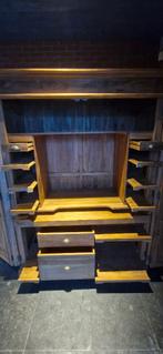 Bureelkast Teakhout, Ophalen, Gebruikt