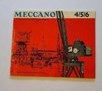 6 MECCANO MODELLENBOEKJES / 1960, Ophalen of Verzenden