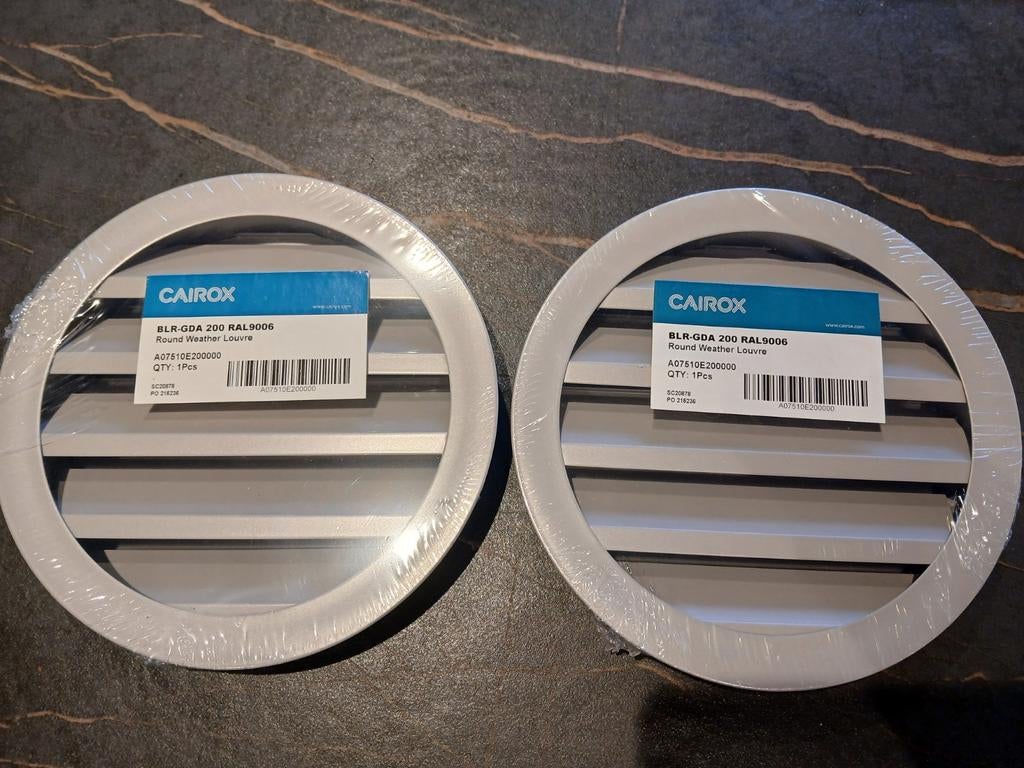 Aluminium buitenroosters, Doe-het-zelf en Bouw, Ventilatie en Afzuiging, Ophalen of Verzenden