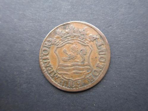 Duit 1754 Zeeland Nederland (Ementor), Postzegels en Munten, Munten | Nederland, Losse munt, Overige waardes, Vóór koninkrijk