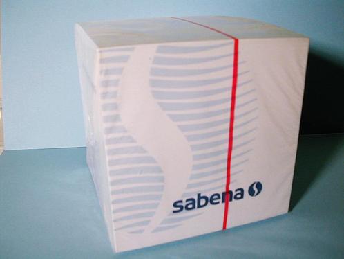 Sabena Blocknote #01 Sabena Logo Qualiflyer Colors S-Waves, Verzamelen, Sabenasouvenirs, Nieuw, Ophalen of Verzenden
