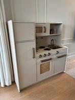 Speel keukentje beige met gouden kranen etc, Ophalen, Gebruikt, Hout, Speelkeuken