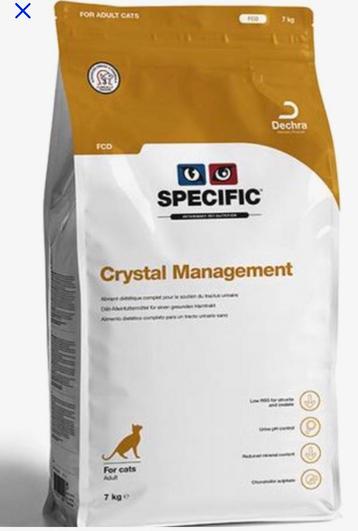Droogvoer katten Specific Crystal Management, Enlèvement, Chat