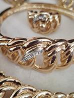 Set met valse sieraden, Handtassen en Accessoires, Kettingen, Overige materialen, Met strass, Ophalen of Verzenden, Zo goed als nieuw