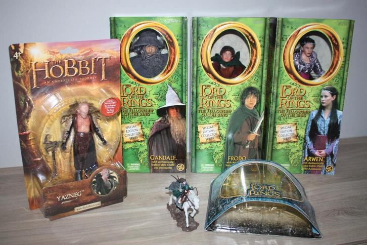 5x Lord off The Rings items , poppen , figuren, Collections, Lord of the Rings, Comme neuf, Figurine, Enlèvement ou Envoi