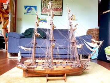 Model van Saint Geran - replica van de Franse boot uit 1736