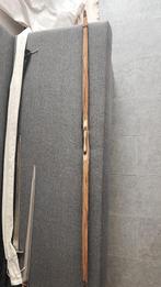 Flatbow met Zebrano facing, Sport en Fitness, Ophalen, Zo goed als nieuw, Longbow