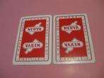 2 oude speelkaarten Stokerij Henau - Gent (7), Ophalen of Verzenden, Zo goed als nieuw, Speelkaart(en)