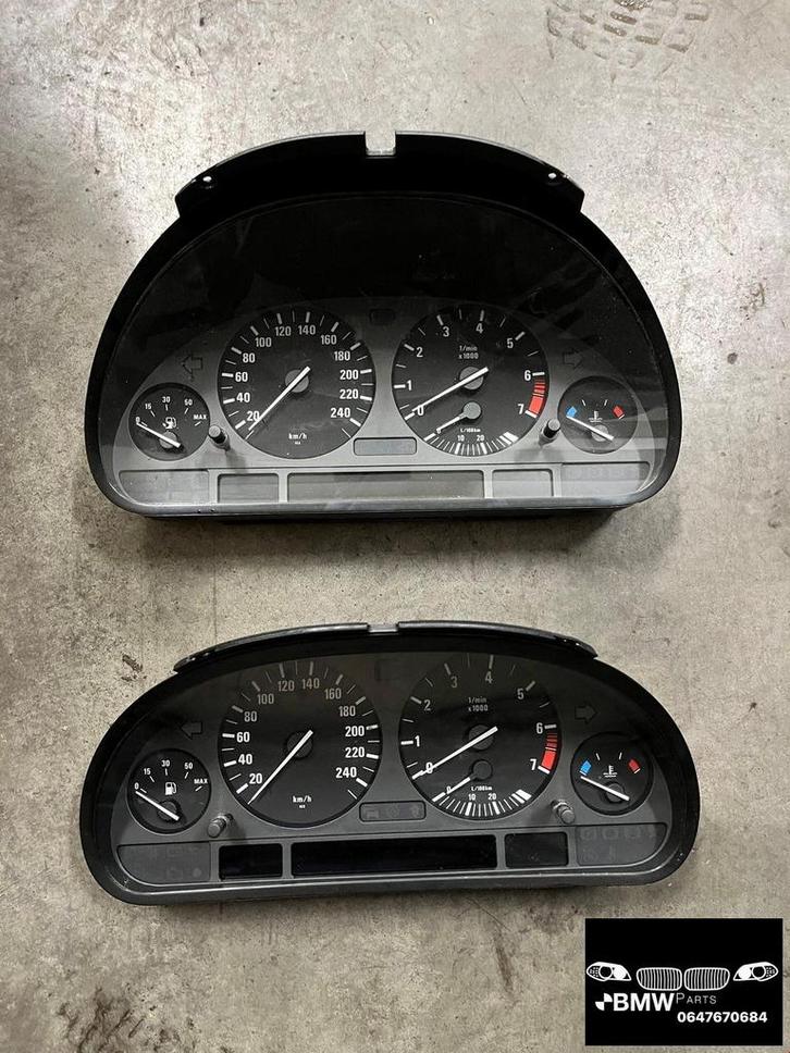 Instrumentenpaneel Km teller Tacho Bmw 5-Serie E39 520i 525i, Auto-onderdelen, Dashboard en Schakelaars, BMW, Gebruikt, Ophalen of Verzenden