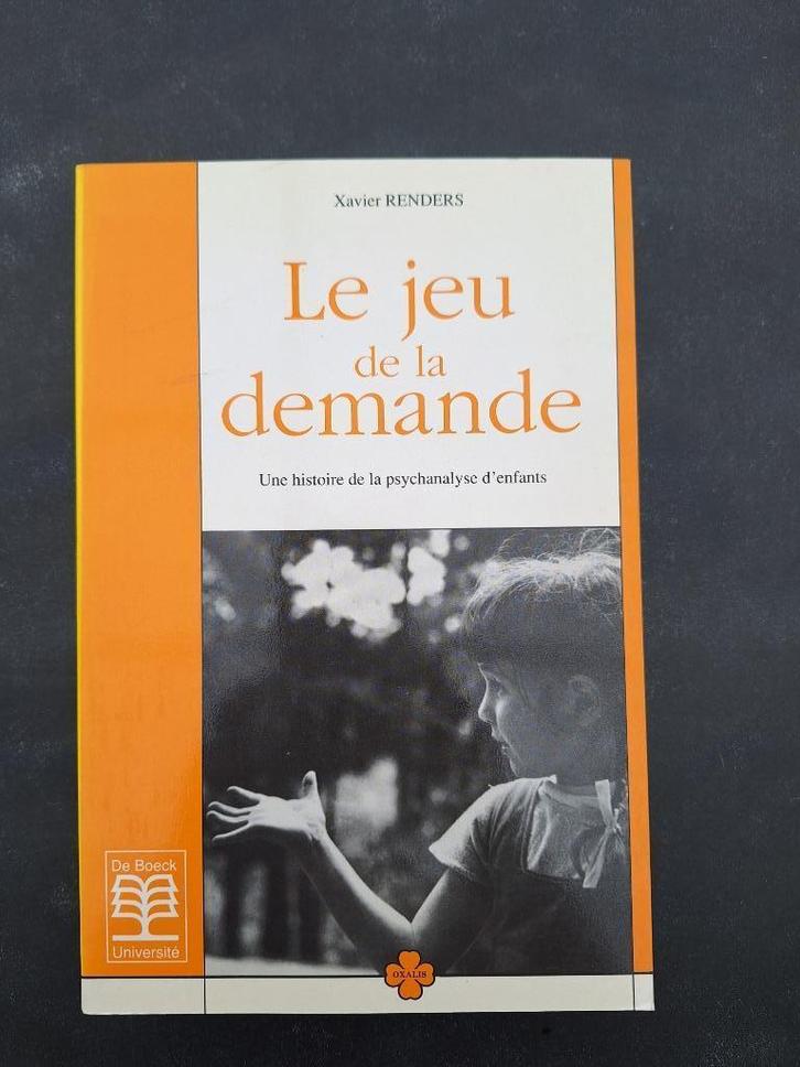 Le Jeu de la demande : une histoire de la psychanalyse d'enf, Boeken, Psychologie, Nieuw, Ontwikkelingspsychologie, Ophalen of Verzenden