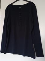 zwarte longsleeve met knoopjes, Kleding | Dames, Truien en Vesten, Zwart, Maat 46/48 (XL) of groter, Ophalen of Verzenden, Gedragen