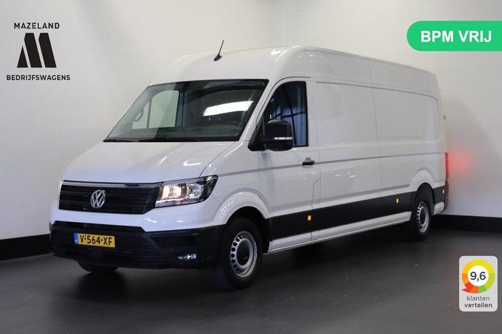 Volkswagen Crafter 2.0 TDI 140PK L4H3 Automaat EURO 6 - Airc, Auto's, Bestelwagens en Lichte vracht, Bedrijf, ABS, Airconditioning