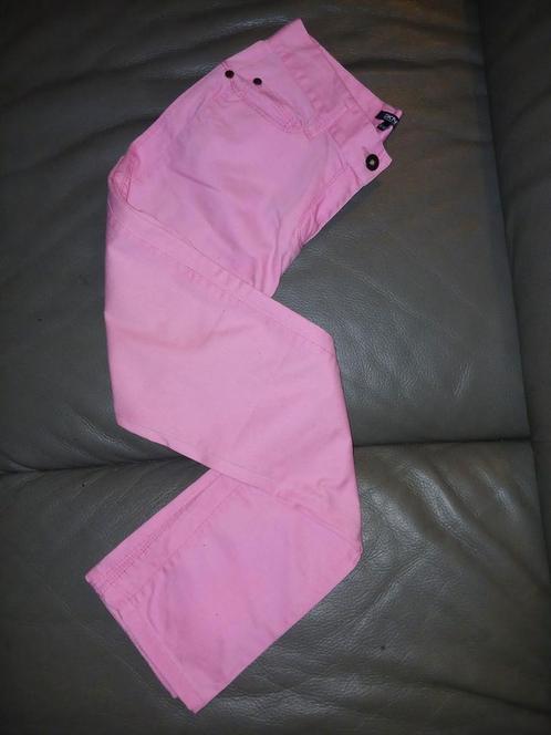 Fel roze lange broek straight legs in maat  Medium van DKNY, Kleding | Dames, Broeken en Pantalons, Nieuw, Maat 38/40 (M), Roze